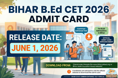 Bihar B.Ed CET Admit Card 2026 Live Updates