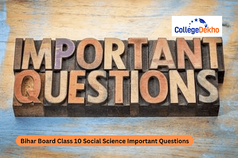 Bihar Board Class 10 Social Science Important Questions 2026