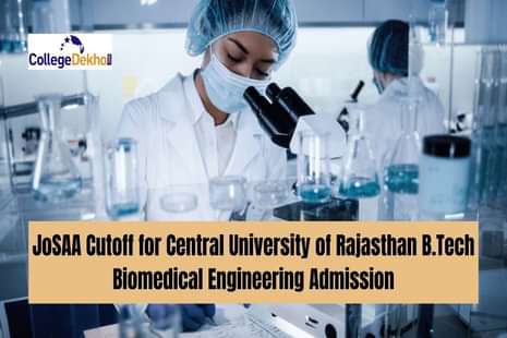 JoSAA Cutoff 2024 for Central University of Rajasthan B.Tech Biomedical Engineering Admission