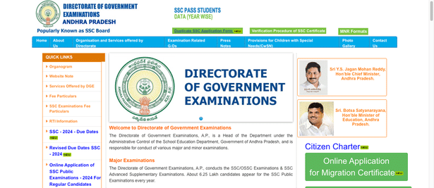 AP SSC Time Table 2024