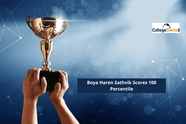 Boya Haren Sathvik from Karnataka Score 100 Percentile in JEE Main 2022 Session 1