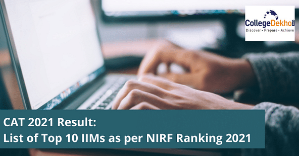 CAT 2021 Result: List of Top 10 IIMs as per NIRF Ranking 2021