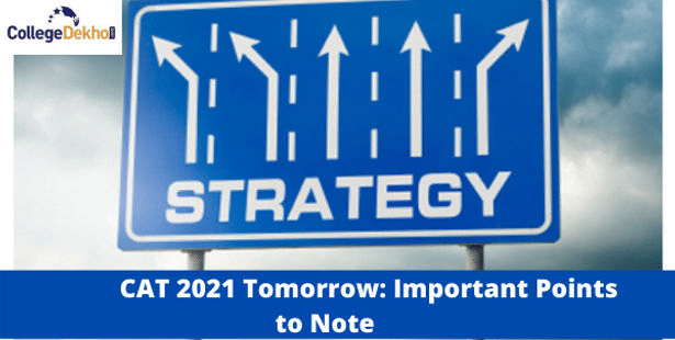 CAT 2021 Tomorrow