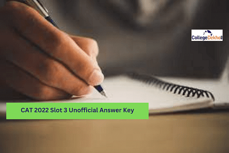 CAT 2022 Slot 3 Unofficial Answer Key