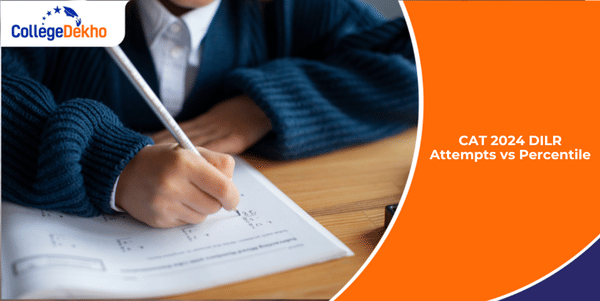CAT 2024 DILR Attempts vs Percentile | CollegeDekho