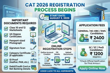CAT 2026 Registration Process Begins from August 3: Important Documents Required; Application Fees