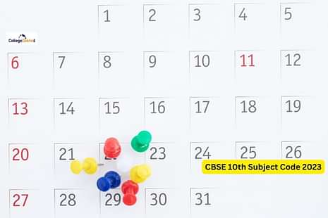 CBSE 10th Subject Code 2023: Check subject-wise code list