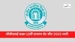 CBSE 12th Exam Date 2023 in Hindi
