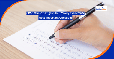 CBSE Class 10 English Half Yearly Exam 2025 Most Important Topics