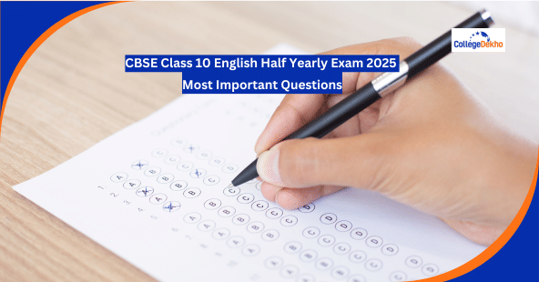 CBSE Class 10 English Half Yearly Exam 2025 Most Important Topics