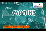 CBSE Class 10 Math Important Questions 2024-25
