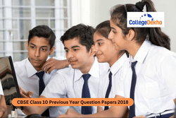 CBSE Class 10 Previous Year Question Papers 2018 - Download PDF
