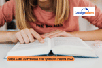 CBSE Class 10 Previous Year Question Papers 2022