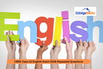 CBSE Class 12 English Exam 2026 Repeated Questions
