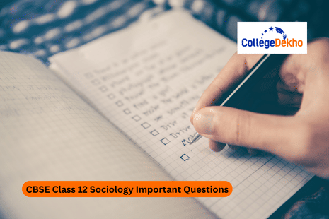CBSE Class 12 Sociology Important Questions 2026