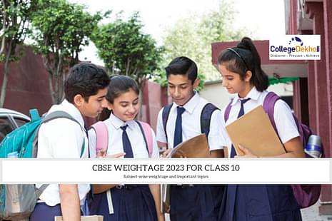 CBSE Weightage 2023 for Class 10