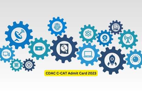 CDAC C-CAT Admit Card 2023