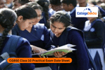 CGBSE 10th Practical Exam Date Sheet 2025