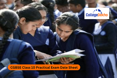 CGBSE 10th Practical Exam Date Sheet 2025