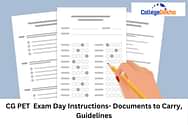 CG PET 2025 Exam Day Instructions- Documents to Carry, Guidelines