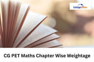 सीजी पेट गणित चैप्टर-वाइज वेटेज 2026 (CG PET Maths Chapter Wise Weightage 2026 in Hindi)