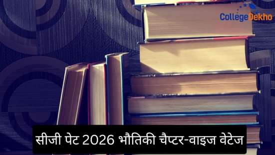 सीजी पेट 2026 भौतिकी चैप्टर-वाइज वेटेज (CG PET 2026 Physics Chapter Wise Weightage)