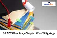CG PET 2025 Chemistry Chapter Wise Weightage