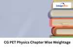 CG PET 2025 Physics Chapter Wise Weightage