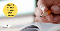 CG PET, CG Pre-MCA Exam 2020 Cancelled, Check Revised Admission Process