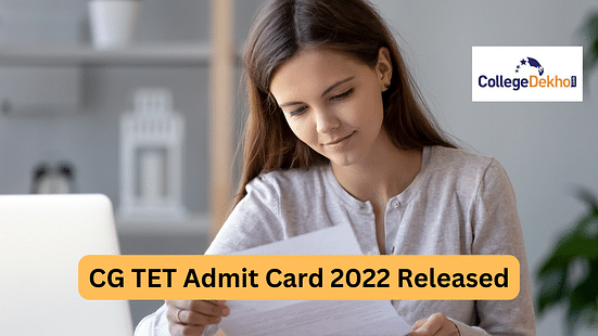 CG TET Admit Card 2022