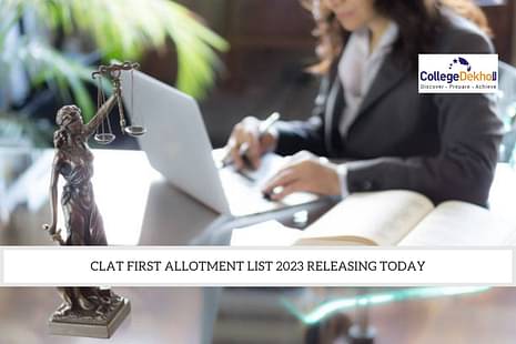 CLAT First Allotment List 2023