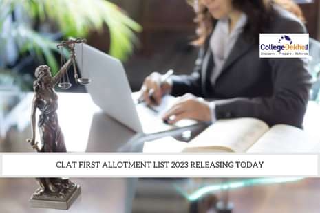 CLAT First Allotment List 2023