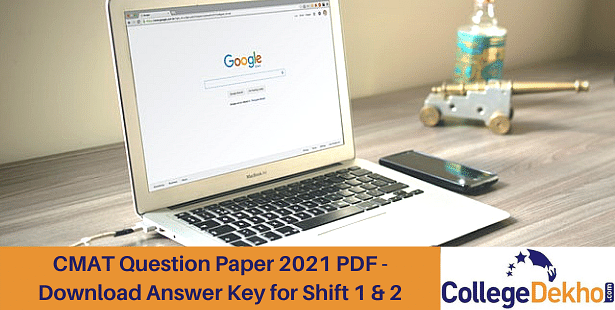 CMAT 2021 Question Paper PDF - Download Answer Key for Shift 1 & 2