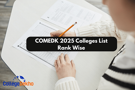 COMEDK 2025 Colleges List Rank Wise