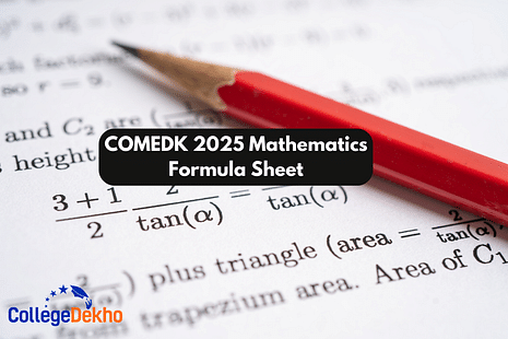 COMEDK 2025 Mathematics Formula Sheet