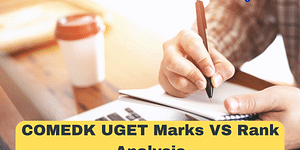 COMEDK UGET Marks vs Rank Analysis