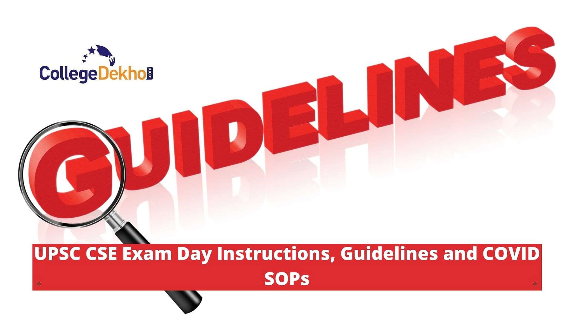 UPSC CSE Prelims 2024 Exam Day Instructions Check Exam Dates