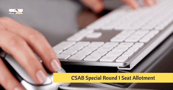 CSAB 2020 Special Round 1 Seat Allotment Result