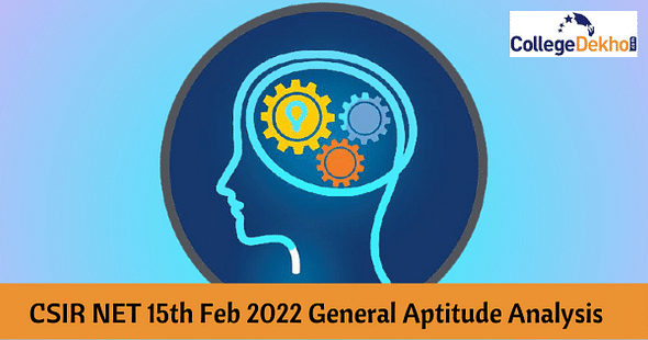 CSIR NET 15th Feb 2022 General Aptitude Analysis