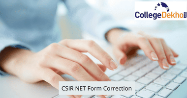 CSIR NET Application Form Correction