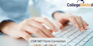 CSIR NET Application Form Correction