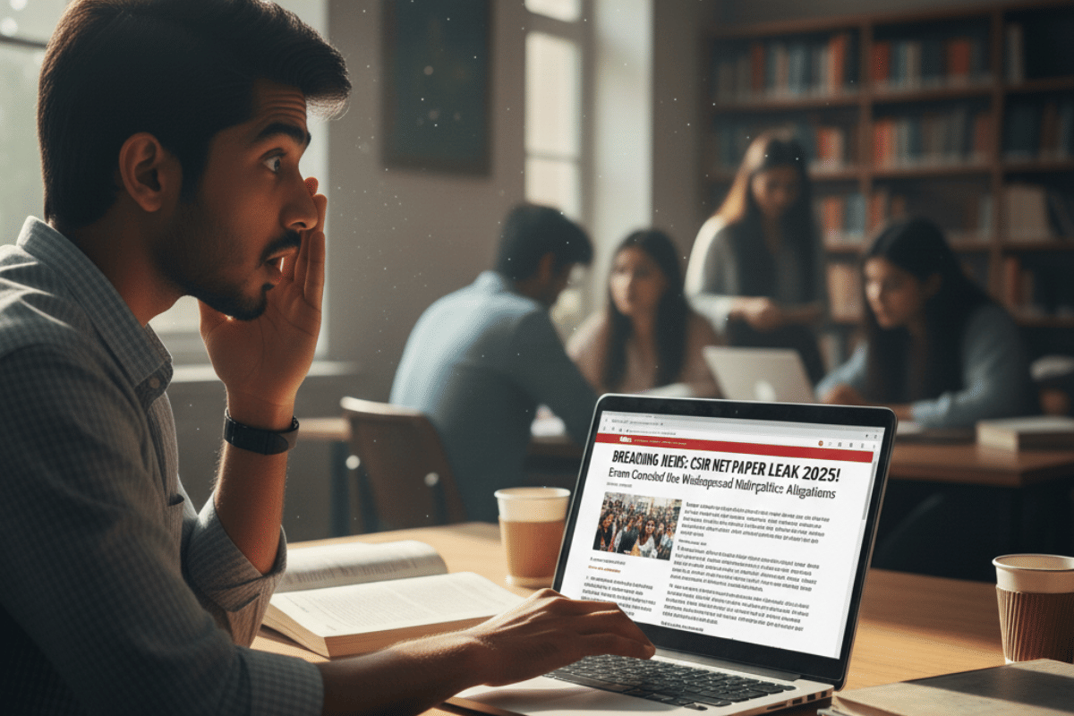 CSIR NET Paper Leak 2025: Question Paper Out 1 day before Exam