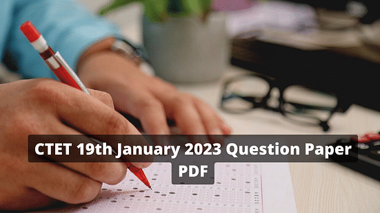 CTET 19th January 2023 Question Paper