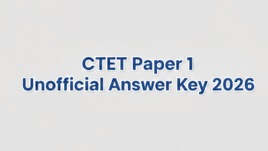 CTET Paper 1 Unofficial Answer Key 2026 (OUT) LIVE Updates