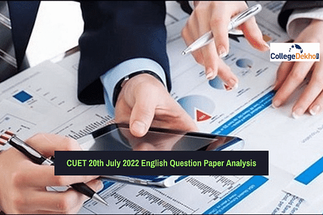 CUET 20th July 2022 English Question Paper Analysis, Answer Key