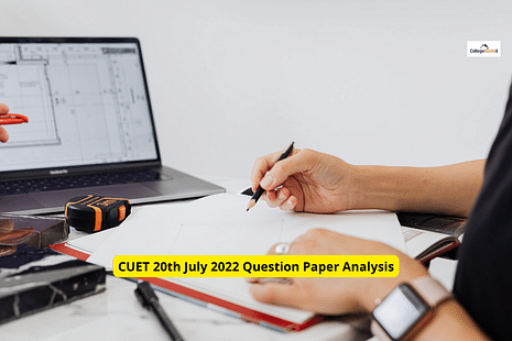 CUET 20th July 2022 Question Paper Analysis, Answer Key, Solutions