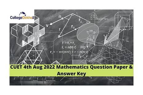 CUET 4th Aug 2022 Mathematics Question Paper
