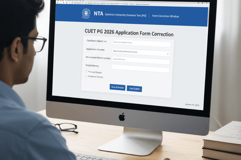 CUET PG 2026 Form Correction Ends on January 30: Last chance to edit ...