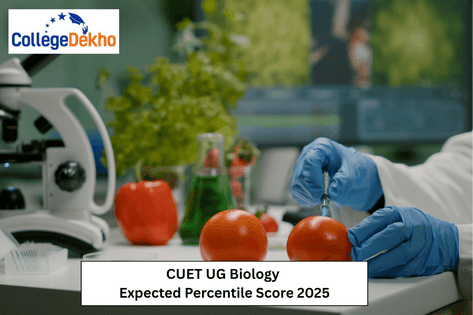 CUET UG Biology Expected Percentile Score 2025 | CollegeDekho