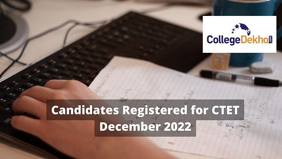 Total Number of Candidates Registered for CTECandidates for CTET December 2022
